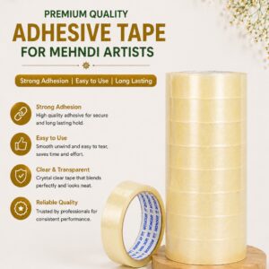 Lipika Premium Adhesive Tape Roll – 100 Meter | Pack of 12