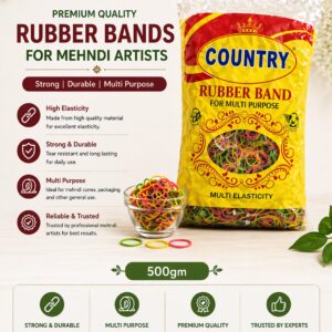 Lipika Premium Rubber Bands (500gm)