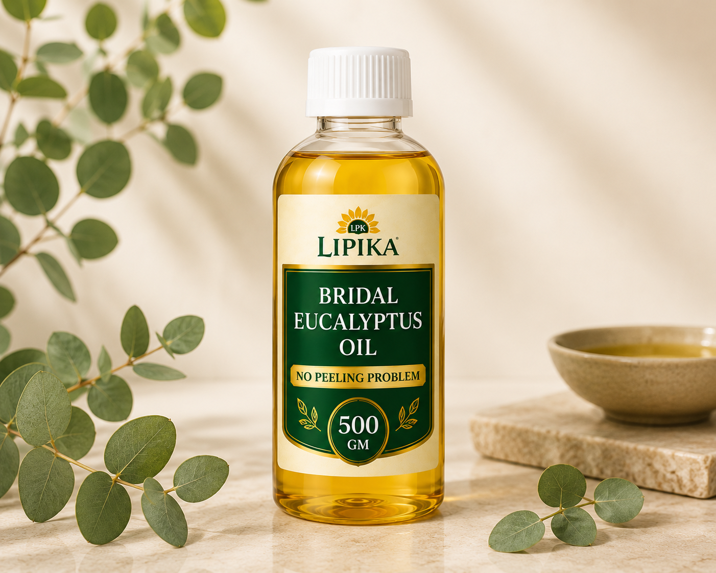 500ml Eucalyptus Oil | Helps Reduce Mehandi Peeling | Bridal Mehndi Use